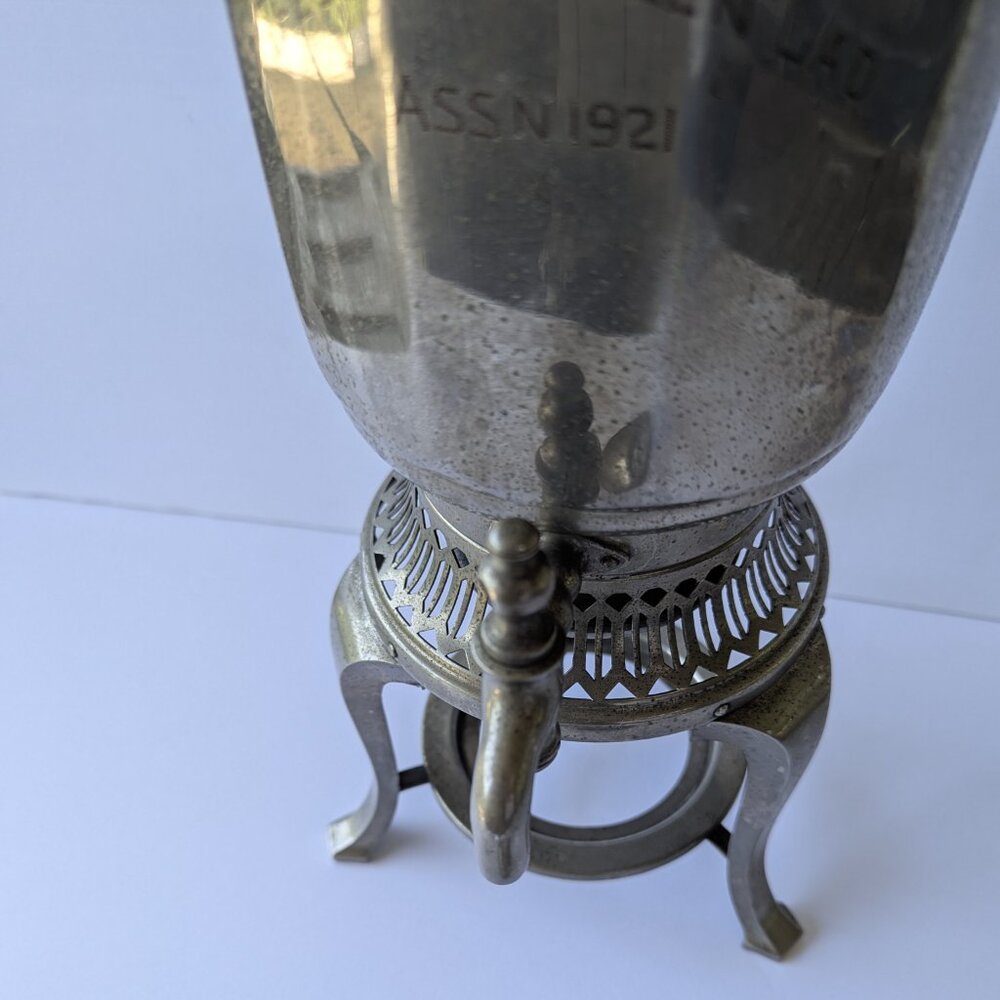 Antique Coffee Percolator Somech Noflen Ladies Association Hebrew 1921 - Picture 10 of 16